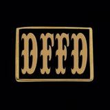 DFFD (Big Top Font)  4-Letter Ring - Ring - Big Joes Biker Rings