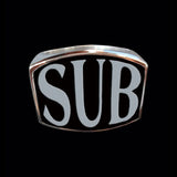 SUB 3-Letter Ring - Ring - Big Joes Biker Rings