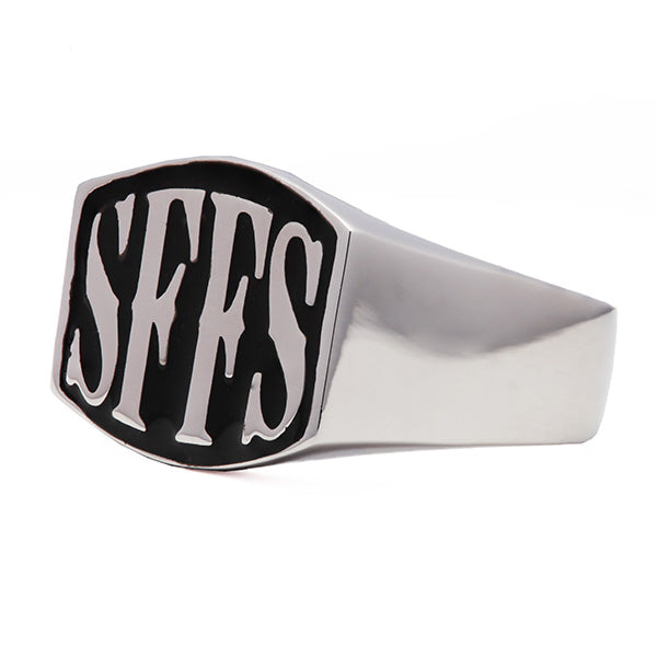SFFS (K22) 4-Letter Ring – Big Joes Biker Rings