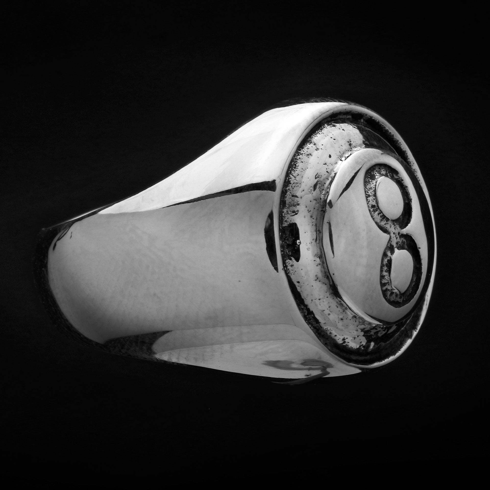 メメル キーホルダー Ringo Jam 8th Anniversary 8-Ball Ring – Big Joes Biker Rings