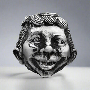 alfred e neuman football helmet Alfred E Neuman Ring – Big Joes Biker Rings