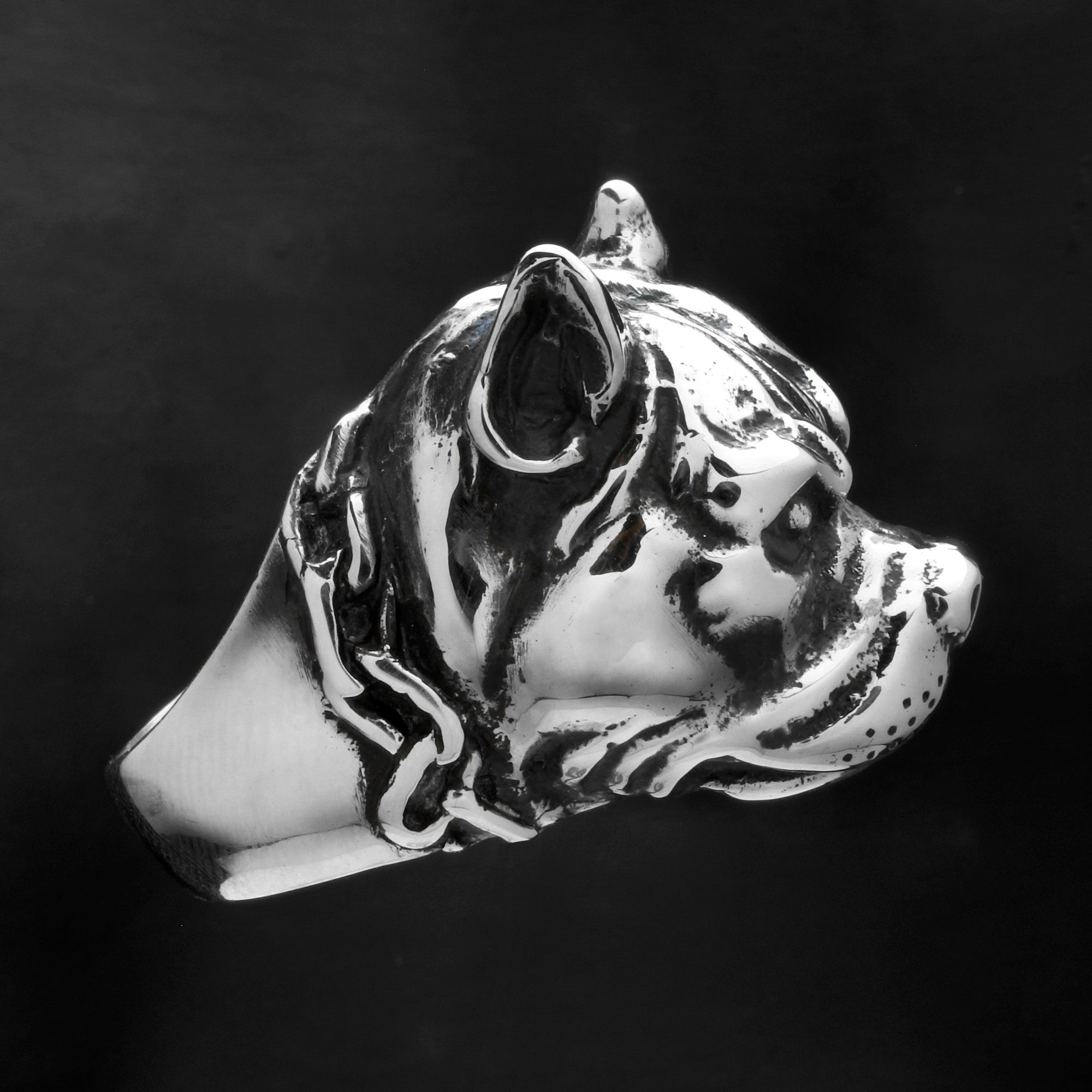 Pit Bull Ring (Large) – Big Joes Biker Rings