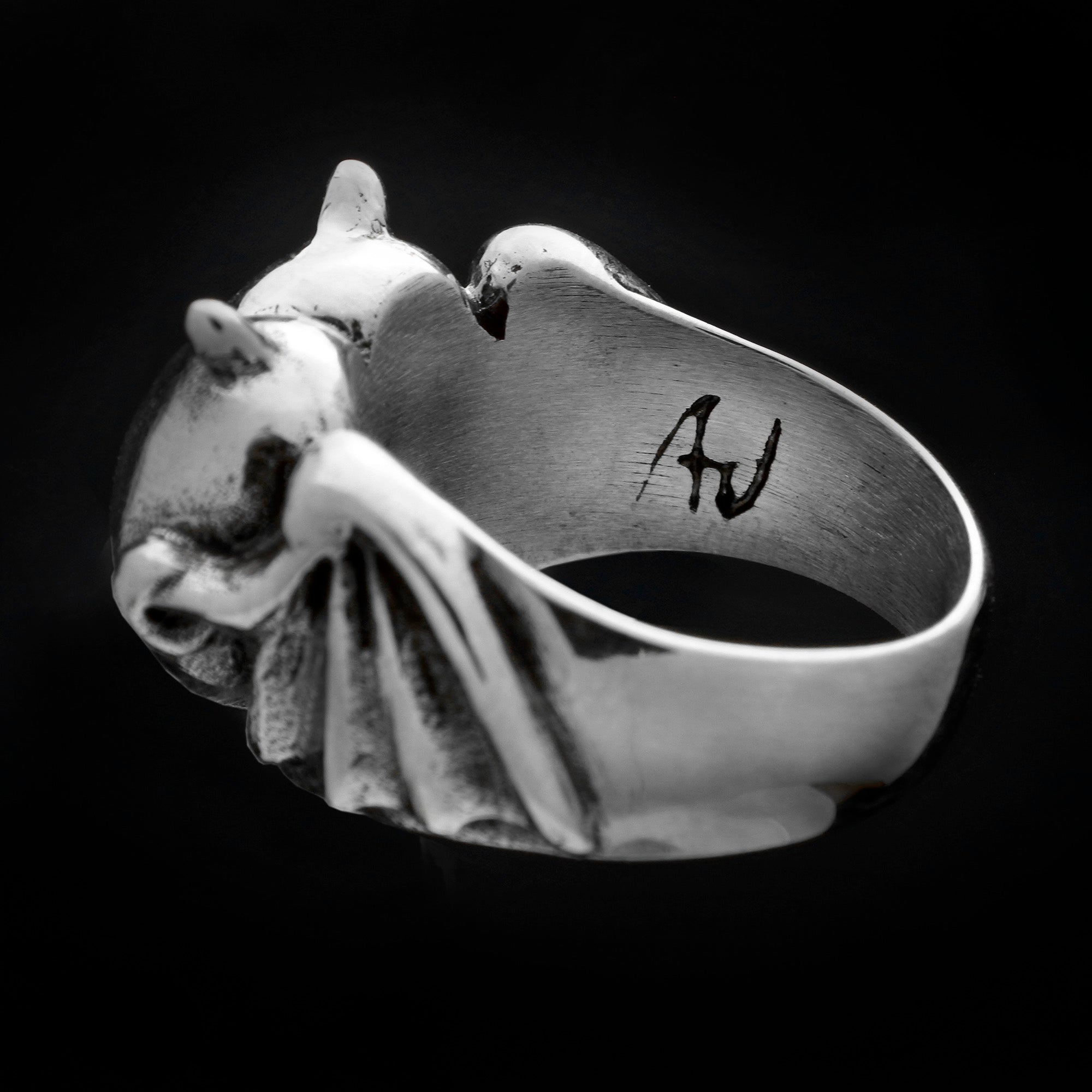 Devil Heart Ring – Big Joes Biker Rings Devil Heart Ring – Big Joes Biker Rings
