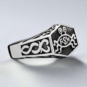 Flying Spaghetti Monster (FSM) Band Ring