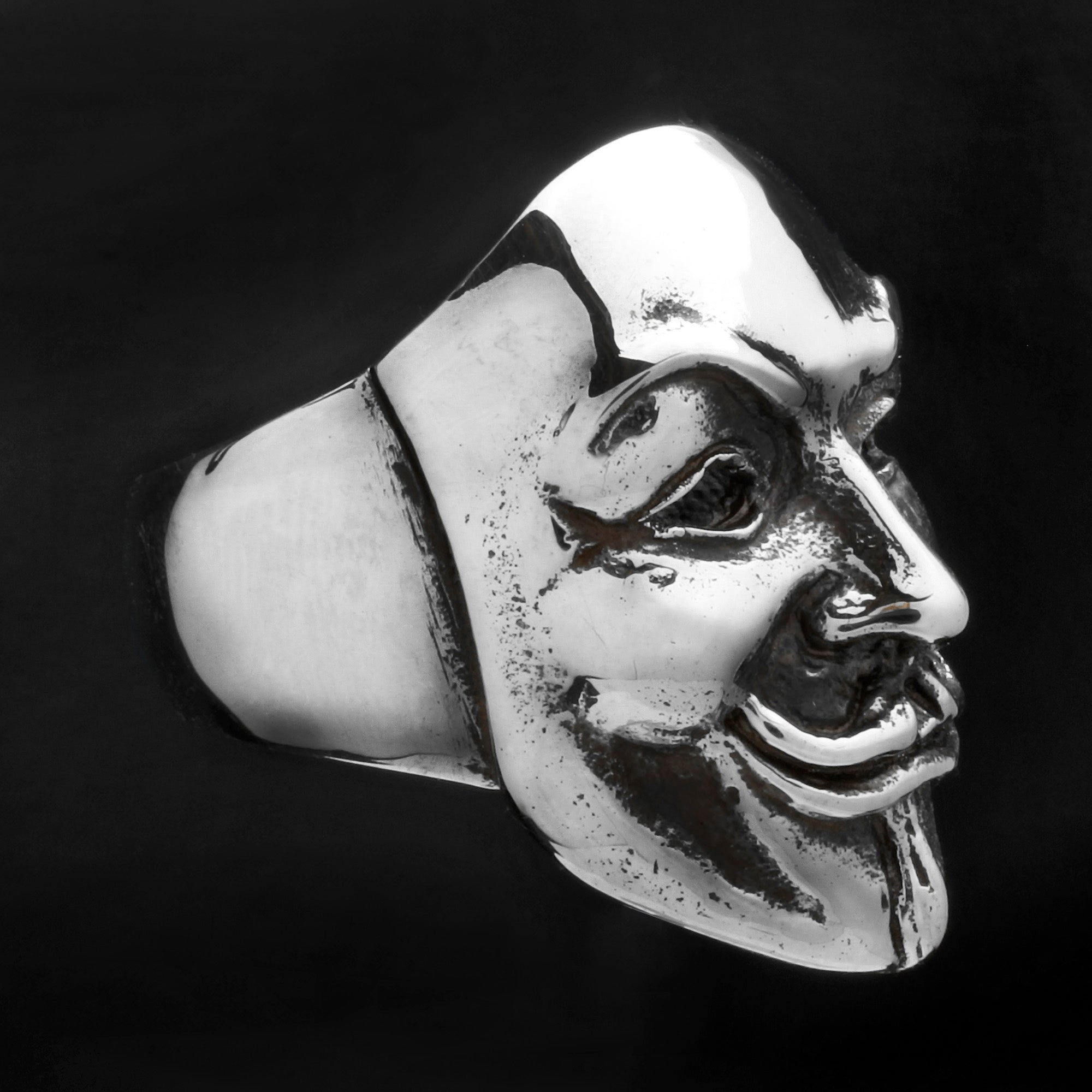 Guy Fawkes Mask Ring – Big Joes Biker Rings