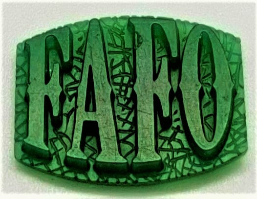 FAFO 4-Letter Ring โ Big Joes Biker Rings