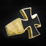 Iron Cross Enamel Ring