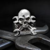 Skull and Wrenches Ring