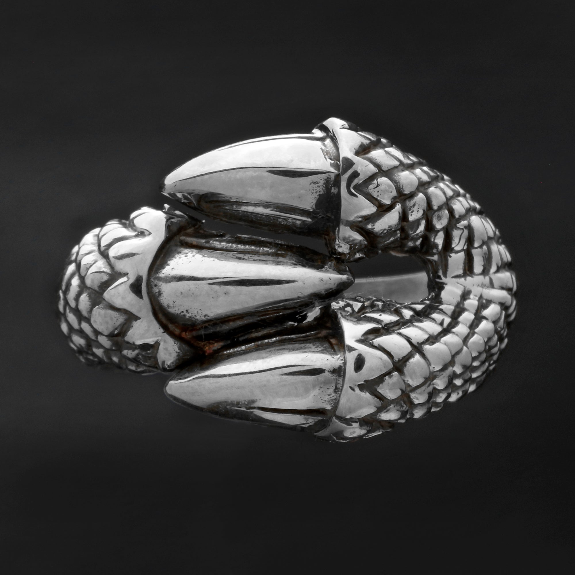 Dragon Claw Sterling Silver Open Ring – GTHIC