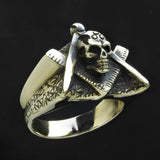 Masonic Skull Ring