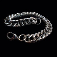 Small Curb Chain Stainless Steel Bracelet - Bracelet - Big Joes Biker Rings