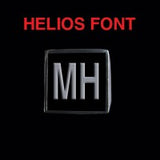 Helios Font - M to Q Two Letter Silver Rings - Ring - Big Joes Biker Rings