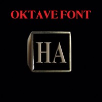 Oktave Font - H to L Two Letter Bronze Rings - Ring - Big Joes Biker Rings