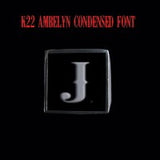 Square K22 Ambelyn Font 1-Letter Sterling Silver Rings - Ring - Big Joes Biker Rings