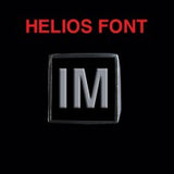Helios Font - H to L Two Letter Silver Rings - Ring - Big Joes Biker Rings
