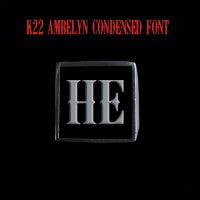 K22 Ambelyn Font - H to L Two Letter Steel Rings - Ring - Big Joes Biker Rings