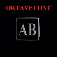 Oktave Font - A to C Two Letter Silver Rings - Ring - Big Joes Biker Rings