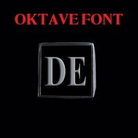 Oktave Font - D to G Two Letter Silver Rings - Ring - Big Joes Biker Rings