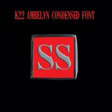 K22 Ambelyn Font - R to Z Two Letter Steel Rings - Ring - Big Joes Biker Rings