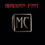 Various Abaddon Font - Two Letter Bronze Rings - Ring - Big Joes Biker Rings
