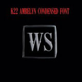 K22 Ambelyn Font - R to Z Two Letter Steel Rings - Ring - Big Joes Biker Rings