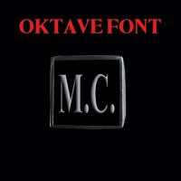 Square 19mm Octave Font "M.C." Stainless Steel Ring - Clearance - Big Joes Biker Rings