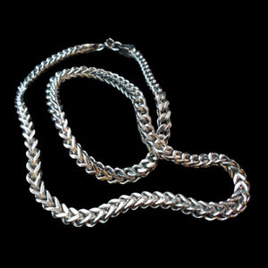 Box Pole Chain Stainless Steel Necklace - Chain - Big Joes Biker Rings