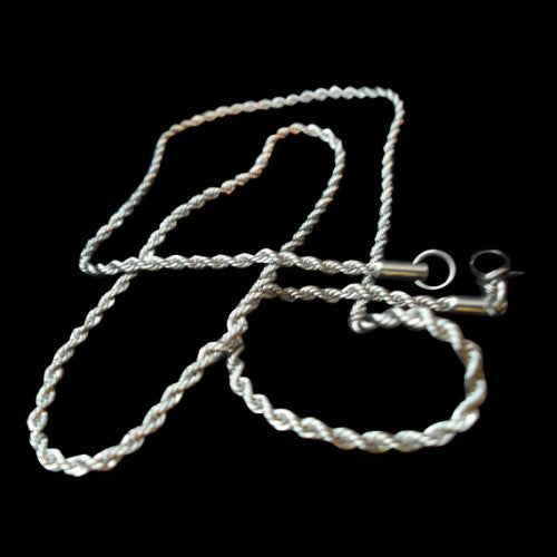 18 inch Small Pendant Chain Stainless Steel Necklace - Chain - Big Joes Biker Rings