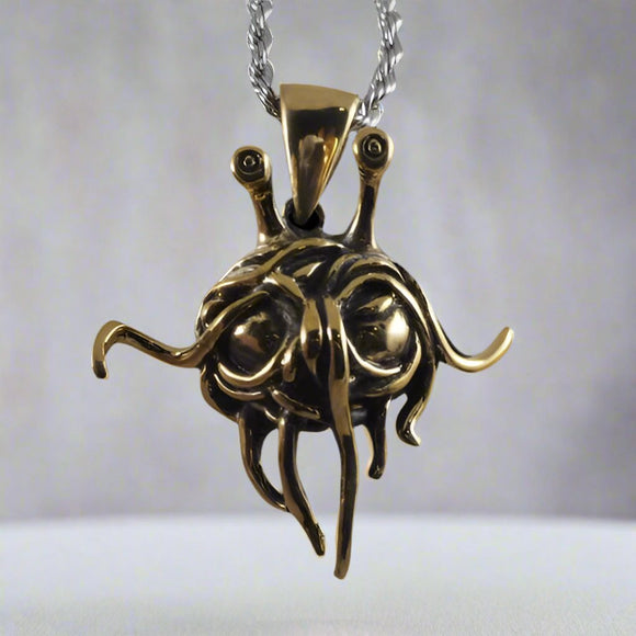 Flying Spaghetti Monster (FSM) Pendant - Pendant - Big Joes Biker Rings