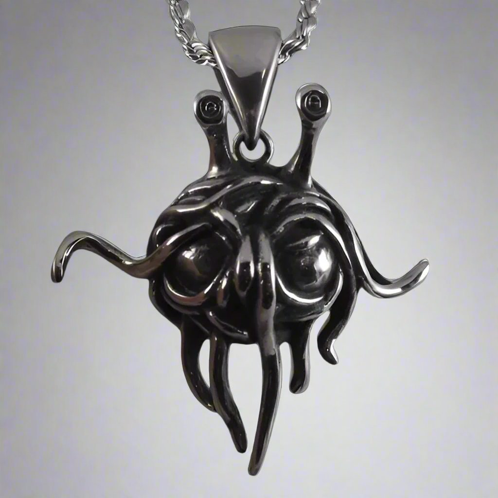 Flying Spaghetti Monster (FSM) Pendant – Big Joes Biker Rings