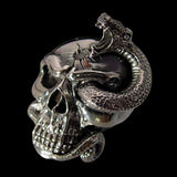 Snake Skull Ring - Ring - Big Joes Biker Rings