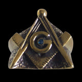 Classic Masonic G Ring (Freemasonry) - Ring - Big Joes Biker Rings