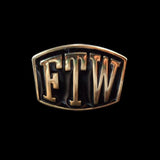FTW 3-Letter Ring - Ring - Big Joes Biker Rings