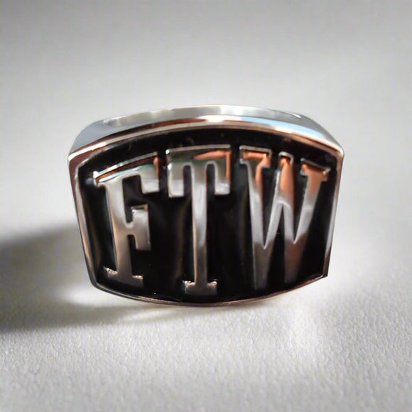 FTW 3-Letter Ring - Ring - Big Joes Biker Rings