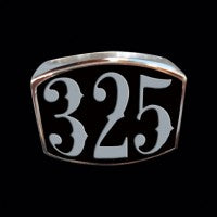 325 3-Number Ring - Ring - Big Joes Biker Rings