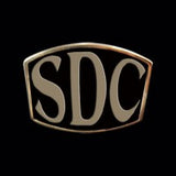 SDC 3-Letter Ring - Ring - Big Joes Biker Rings