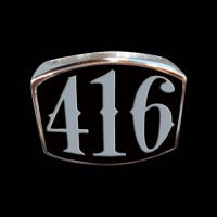 416 3-Number Ring - Ring - Big Joes Biker Rings