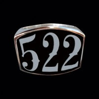 522 3-Number Ring - Ring - Big Joes Biker Rings