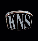 KNS 3-Letter Ring - Ring - Big Joes Biker Rings