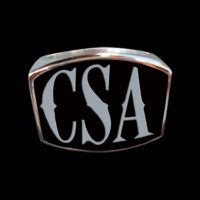 CSA 3-Letter Ring - Ring - Big Joes Biker Rings