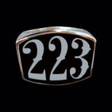 223 3-Number Ring - Ring - Big Joes Biker Rings