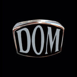 DOM 3-Letter Ring - Ring - Big Joes Biker Rings