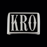 KRO 3-Letter Ring - Ring - Big Joes Biker Rings