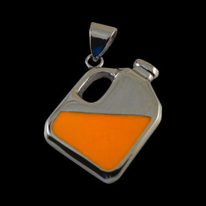 Enamel P*ss Jug Pendant (with Engraving) - Pendant - Big Joes Biker Rings