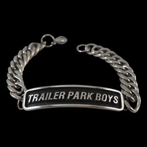 Trailer Park Boys Logo Stainless Steel Bracelet - Bracelet - Big Joes Biker Rings