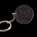 2 Resin Hash Coin Keychains - Key Chain - Big Joes Biker Rings