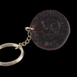 1 Resin Hash Coin Keychain - Key Chain - Big Joes Biker Rings
